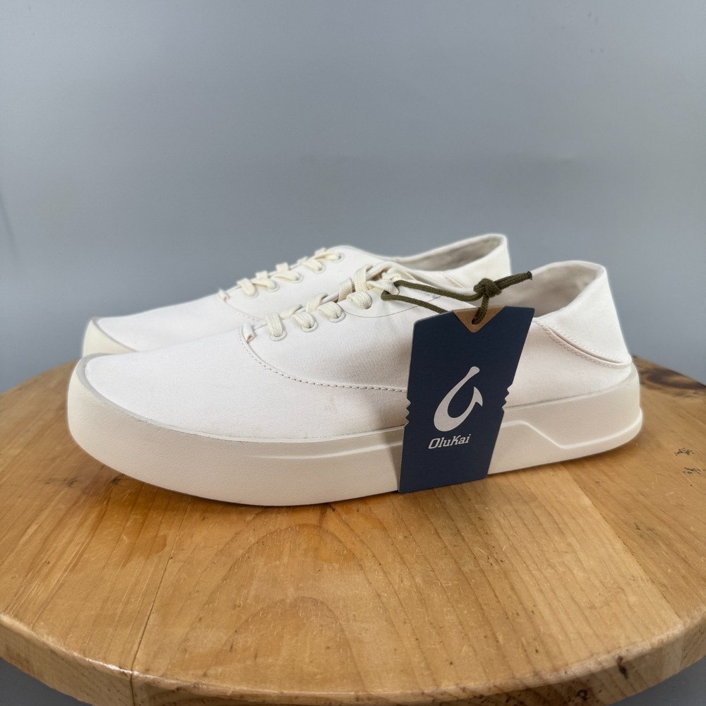 Olukai Tradewind Men's Size 10 M Casual Shoes Sneakers Off White Lightweight NEW - Picture 3 of 9